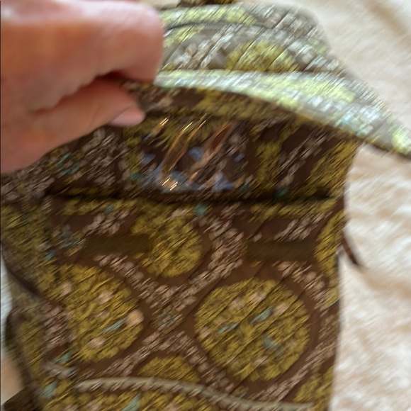 Vera Bradley Green and Brown Backpack with Structured Design - Picture 6 of 7